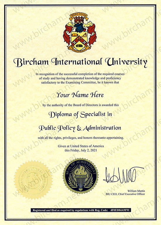 Diplôme de Spécialiste - Expert Diplôme de Spécialiste - Expert en ligne à distance
