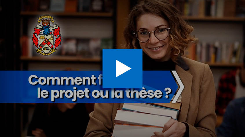 Comment faire le projet ou la thèse?